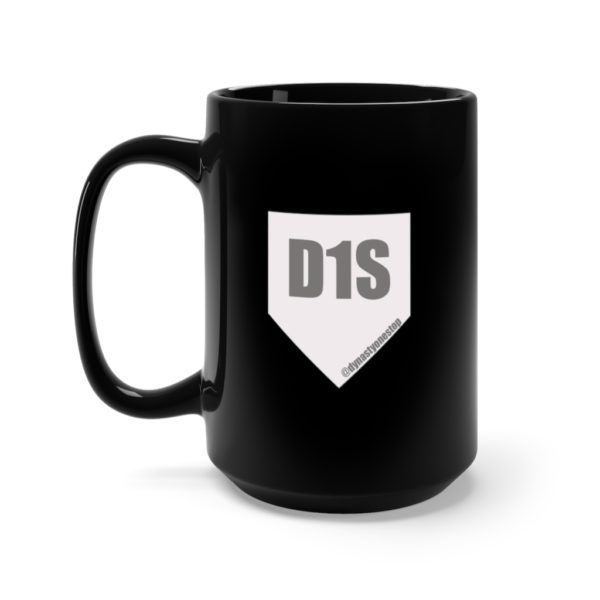 Dynasty One Stop B & B Baseball Black Mug 15oz - Image 3