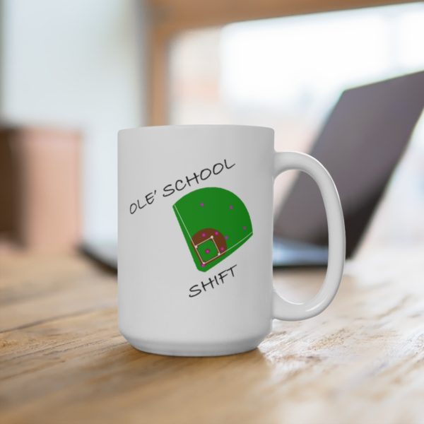 D1S Ole' School Shift Mug 15oz - Image 4