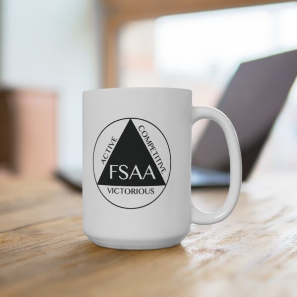 FSAA Mug White 15oz - Image 4