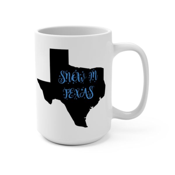 Dynasty One Stop Snow in Texas Mug White 15oz