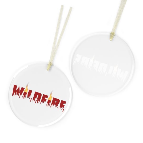 D1S Wildfire Glass Ornament - Image 2