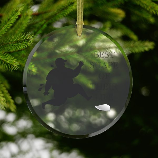 D1S Best Shape of their life Glass Ornament - Image 3