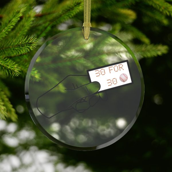 D1S 30 for 30 Glass Ornament - Image 3