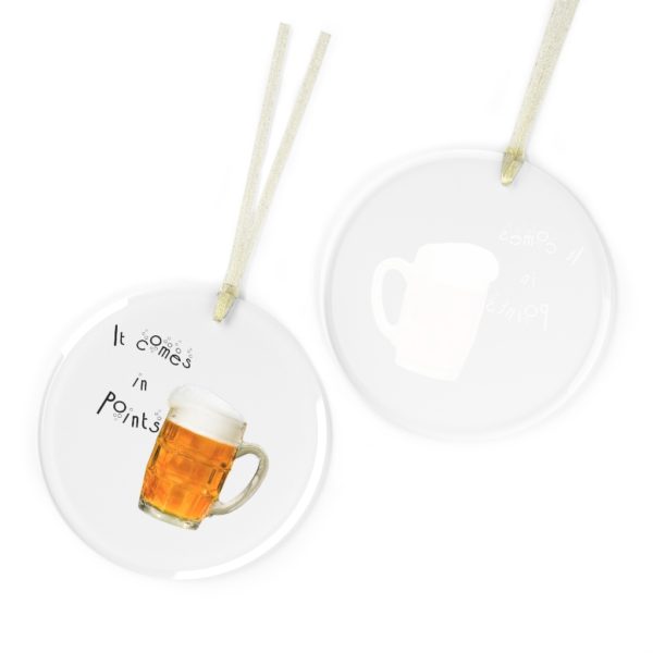 D1S It Comes in Points Glass Ornament - Image 2