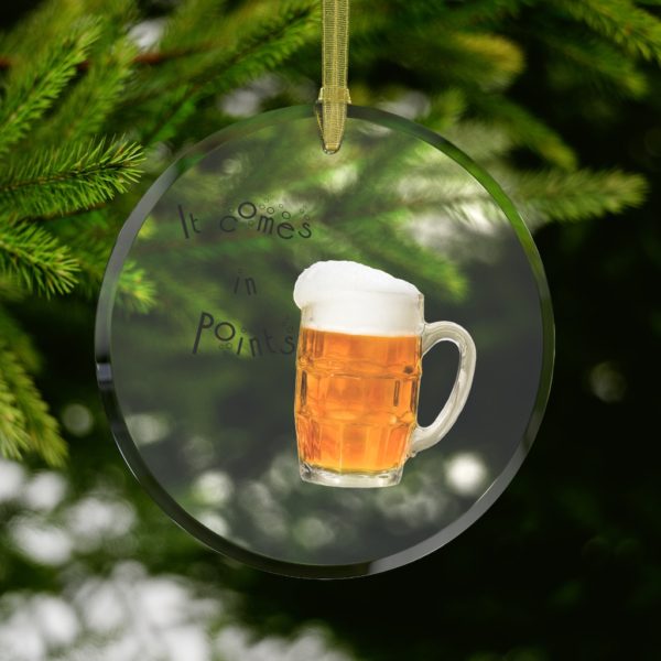 D1S It Comes in Points Glass Ornament - Image 3