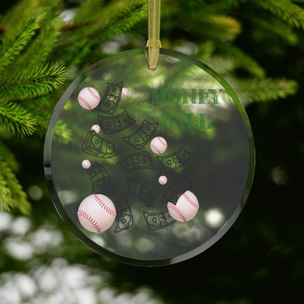 D1S Moneyball Glass Ornament - Image 3