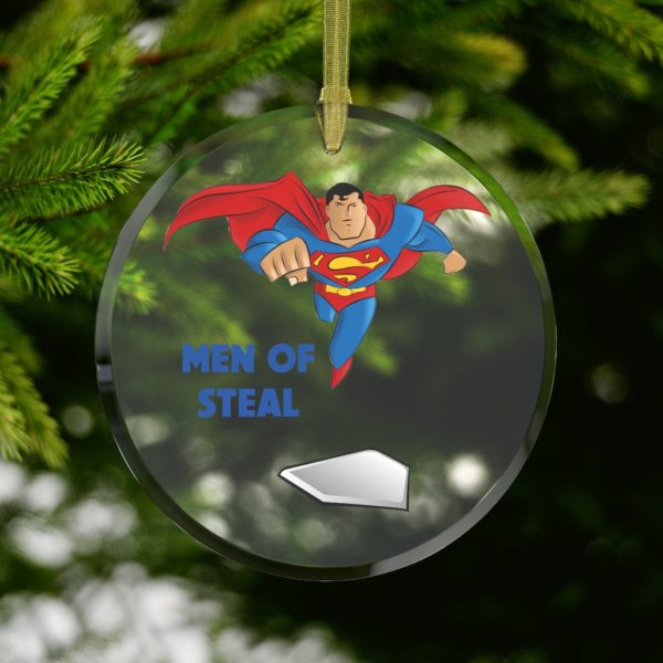 D1S Men of Steal Glass Ornament - Image 3